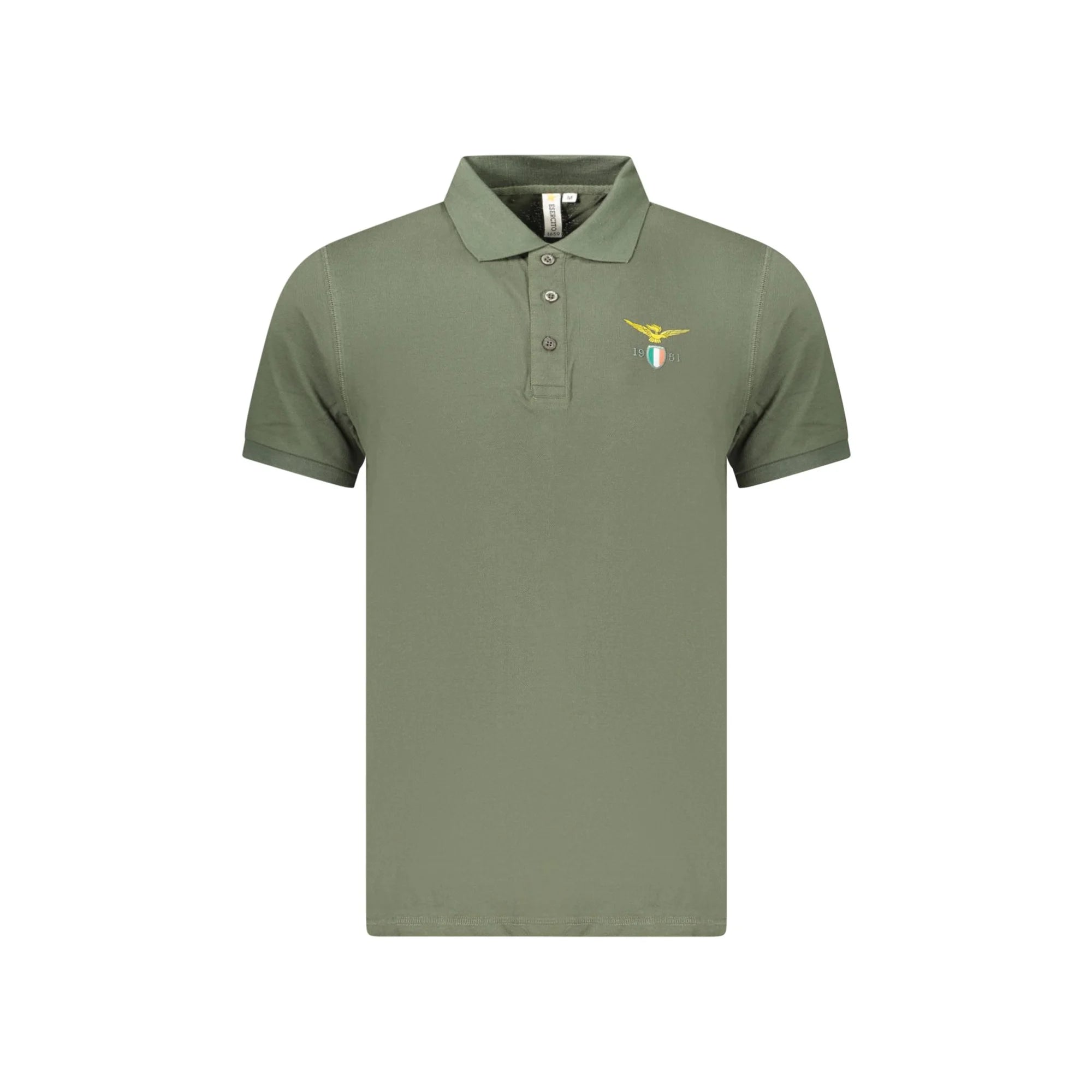 ACCADEMIA MILITARE POLO MANICHE CORTE UOMO VERDE
