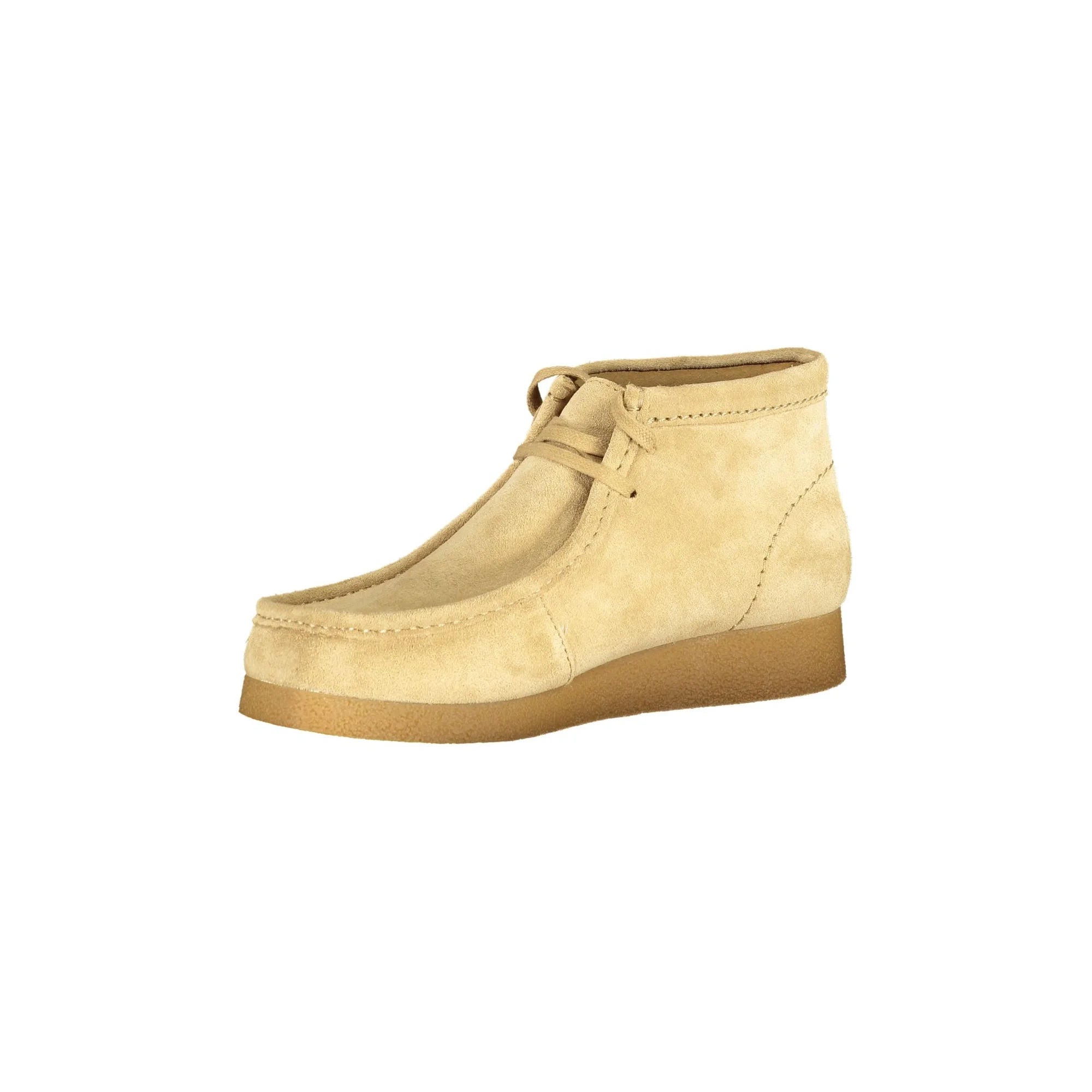 Clarks Sneakers Uomo Beige Pelle Scamosciata Logo - vista 3