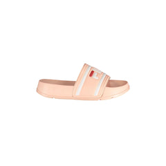 Fila Claquettes Unisex Rose avec logo
