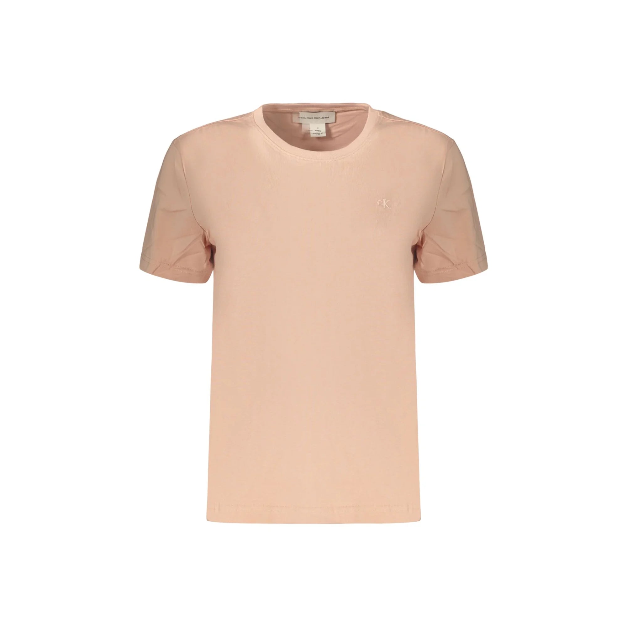 CALVIN KLEIN T-SHIRT MANICHE CORTE DONNA ROSA