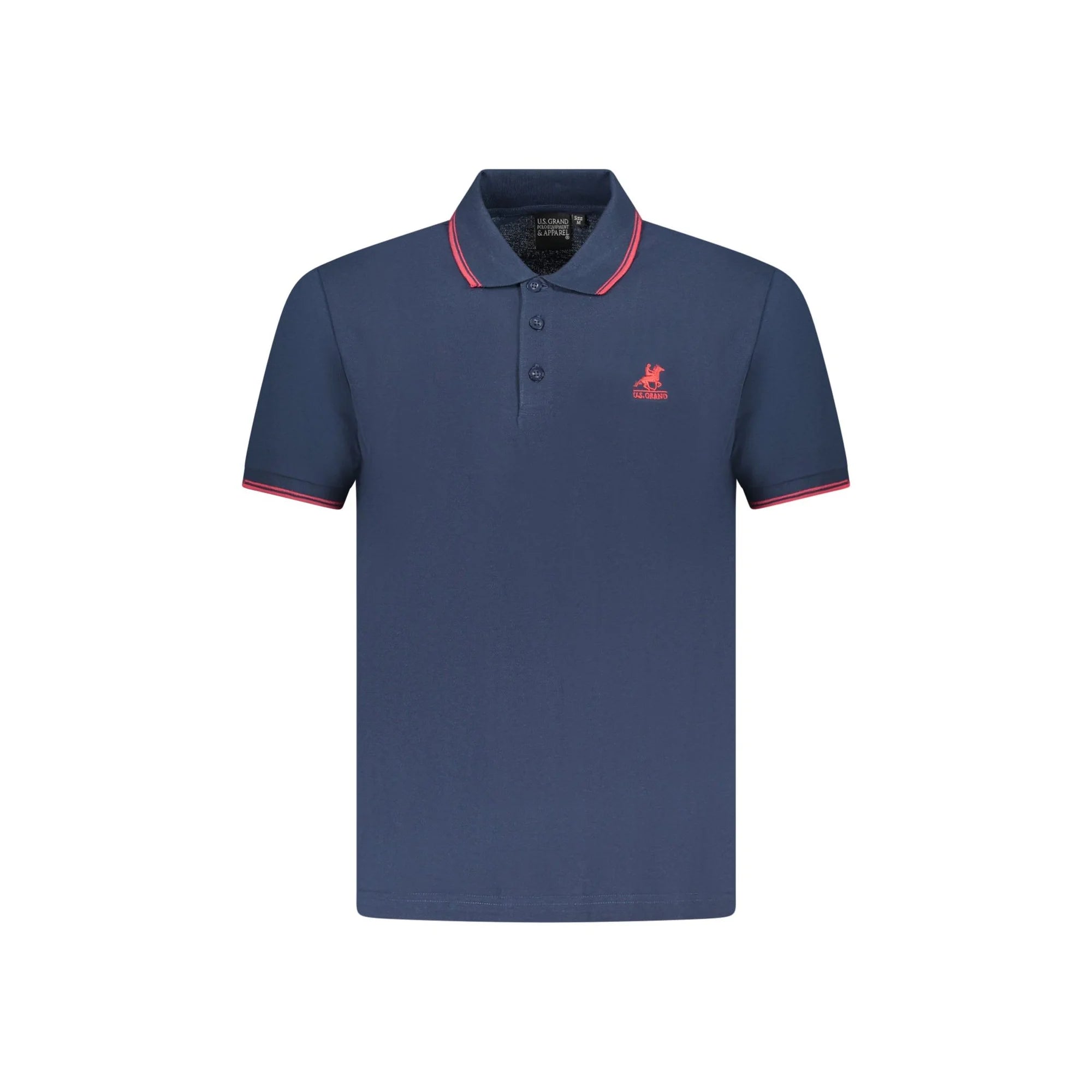 U.S. GRAND POLO POLO MANICHE CORTE UOMO BLU