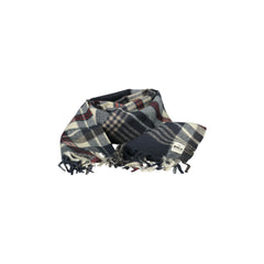 Rifle Bufanda Hombre Azul Logo