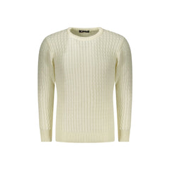 U.S. Grand Polo Sweter Męski Biały Z Logo