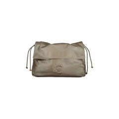 Coccinelle Borsa a Tracolla Pelle Donna Marrone Logo