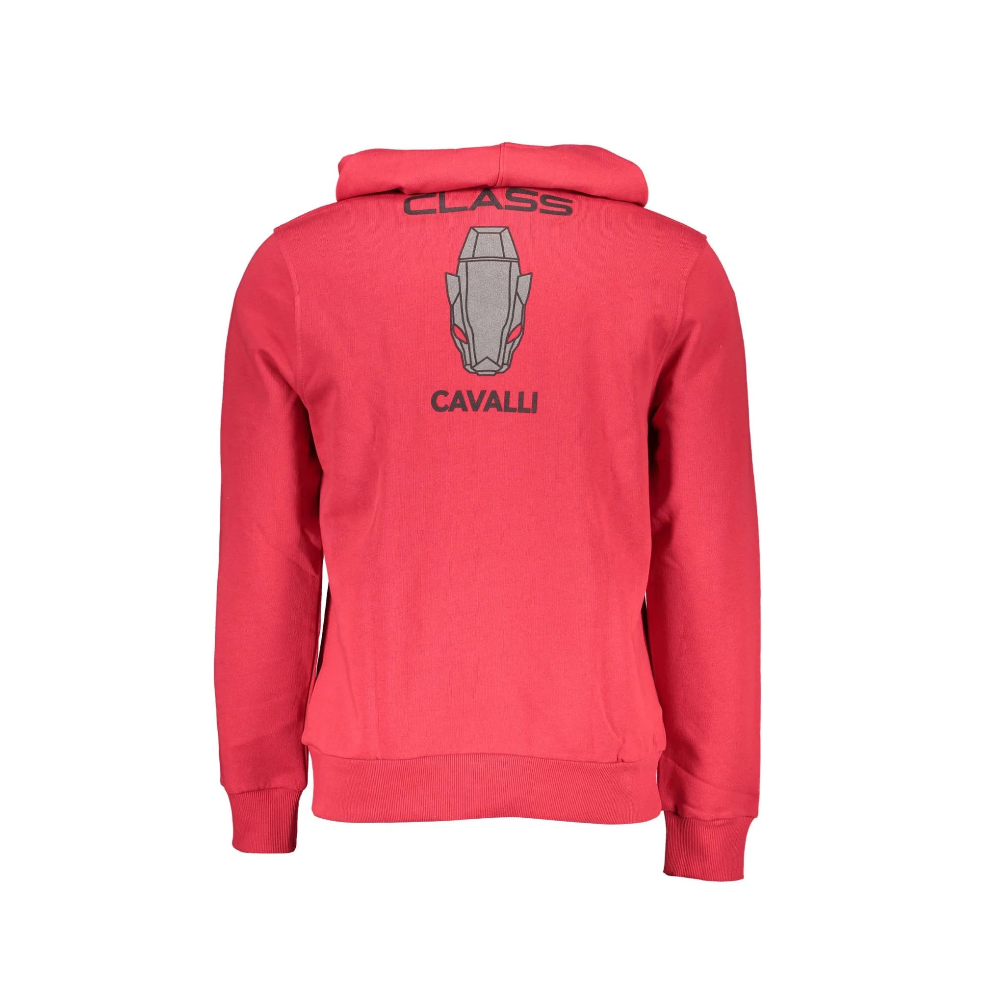 CAVALLI CLASS FELPA SENZA ZIP UOMO ROSSO