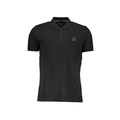 Gian Marco Venturi Polo de Manga Corta Hombre Negra Logo