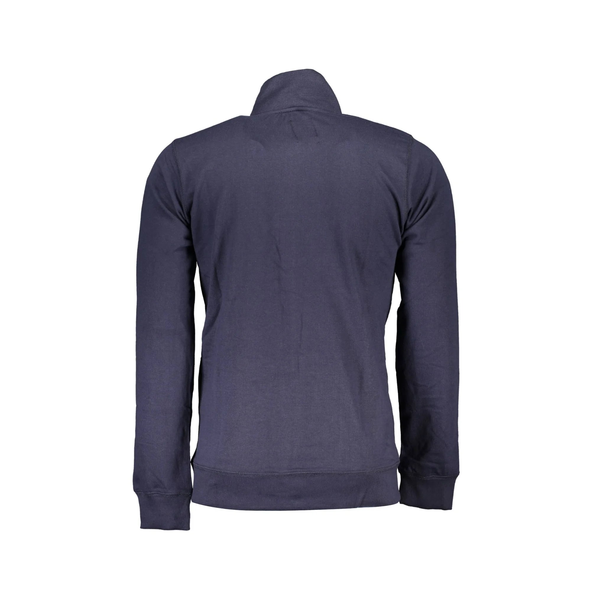 Gian Marco Venturi Felpa Maniche Lunghe Uomo Blu Zip Ricamo Felpe - vista 2