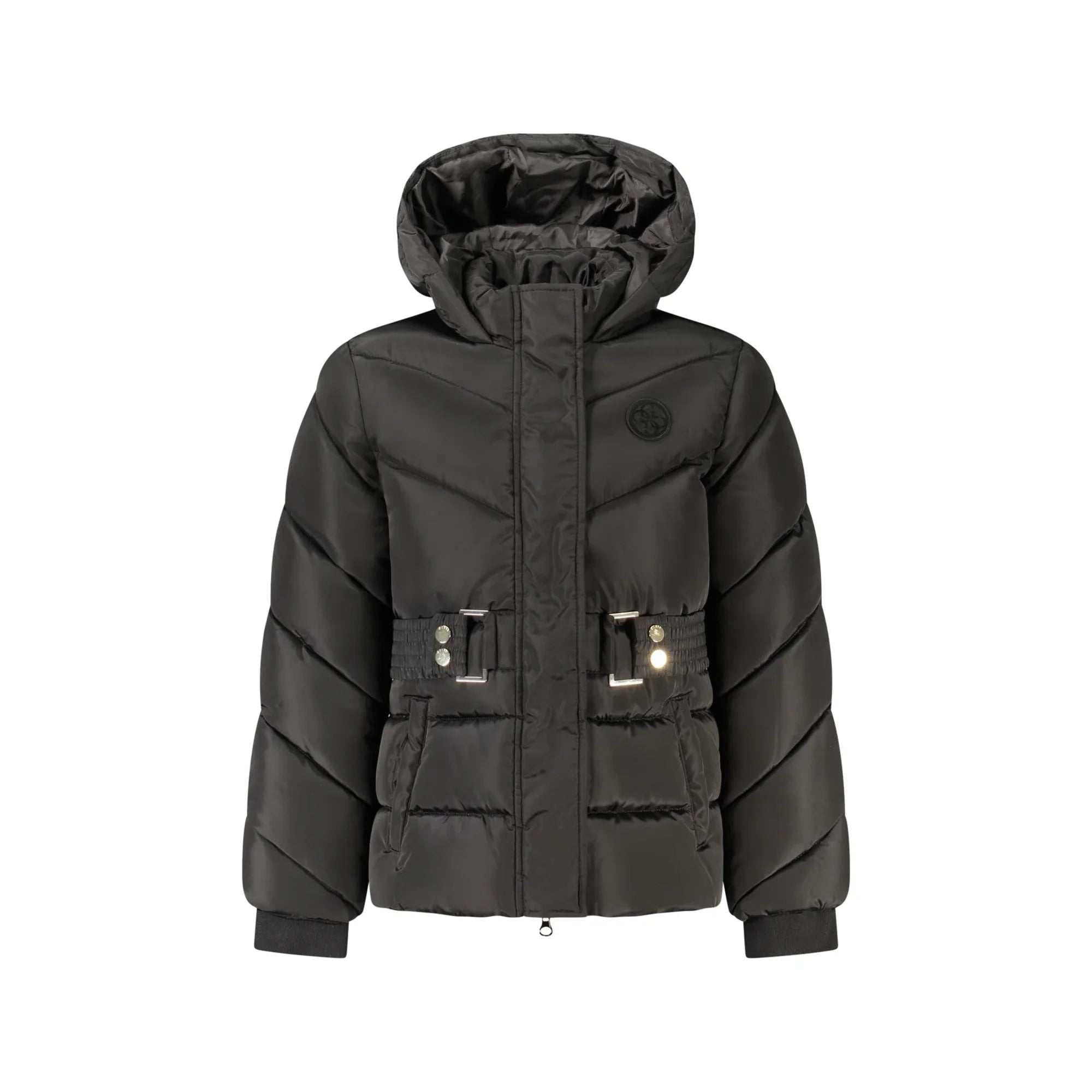 GUESS JEANS GIUBBOTTO BAMBINA NERO