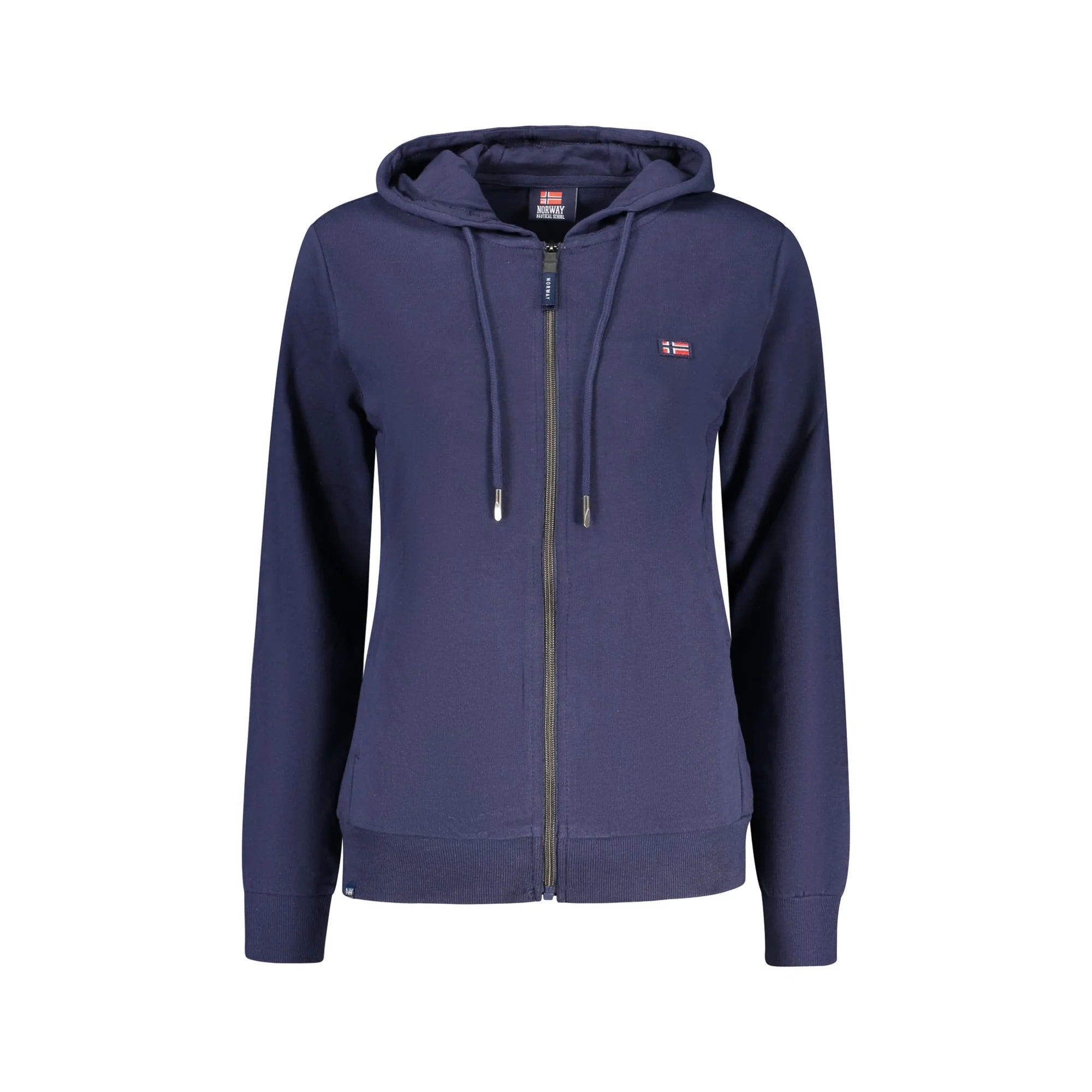 NORWAY 1963 FELPA CON ZIP DONNA BLU