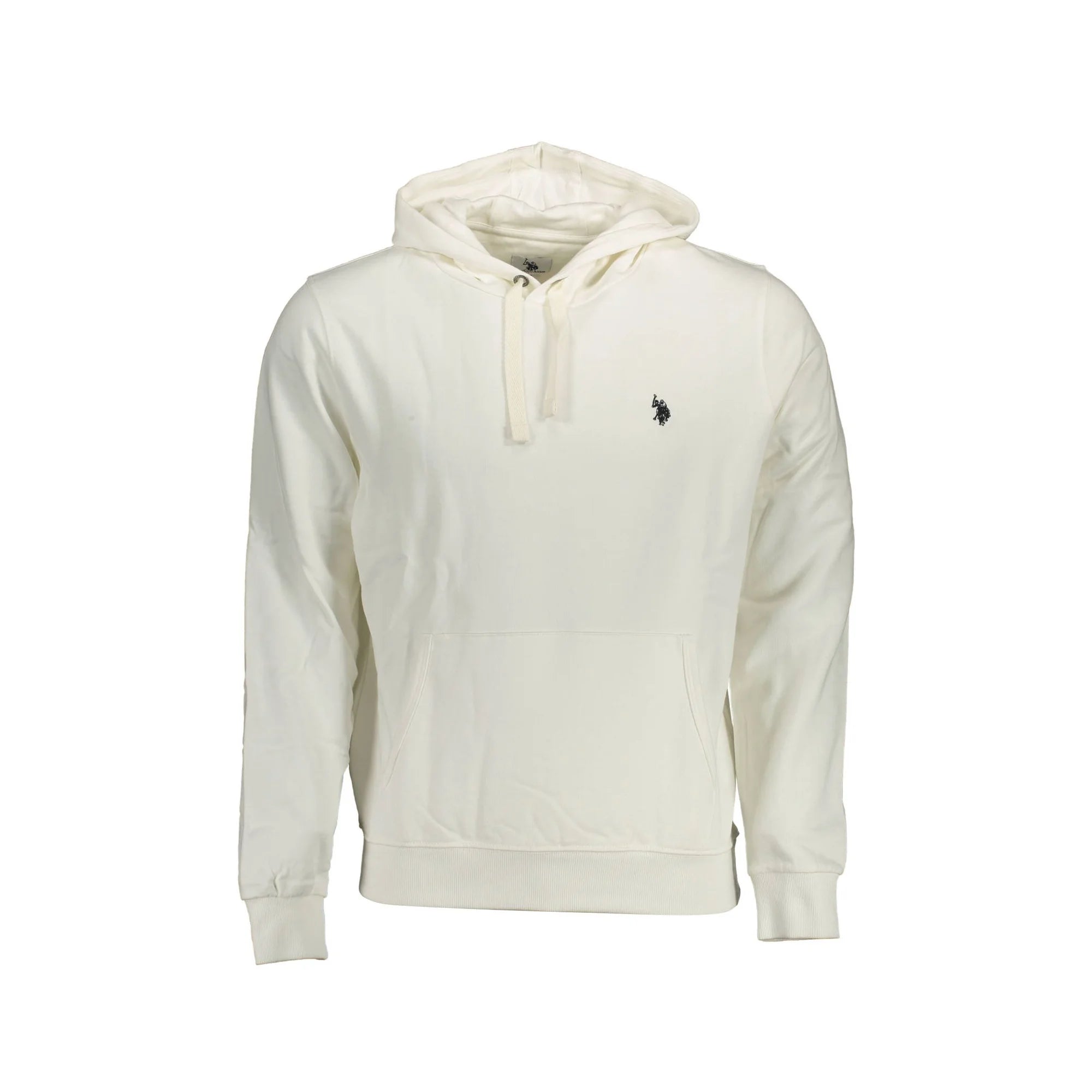 U.S. POLO FELPA SENZA ZIP UOMO BIANCO