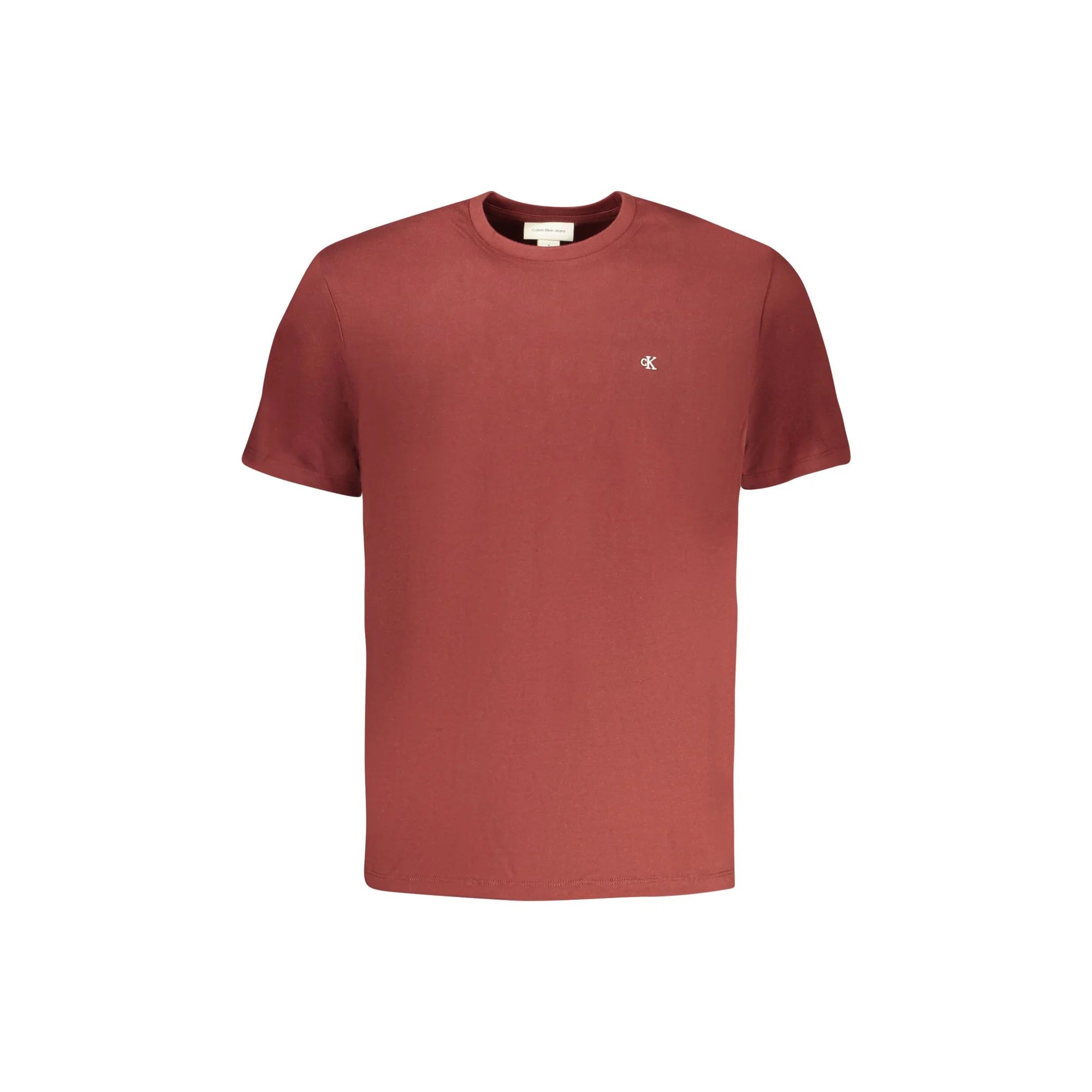 CALVIN KLEIN T-SHIRT MANICHE CORTE UOMO MARRONE