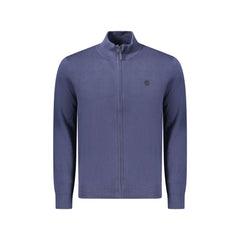 Timberland Cardigan homem azul com bordado de logótipo