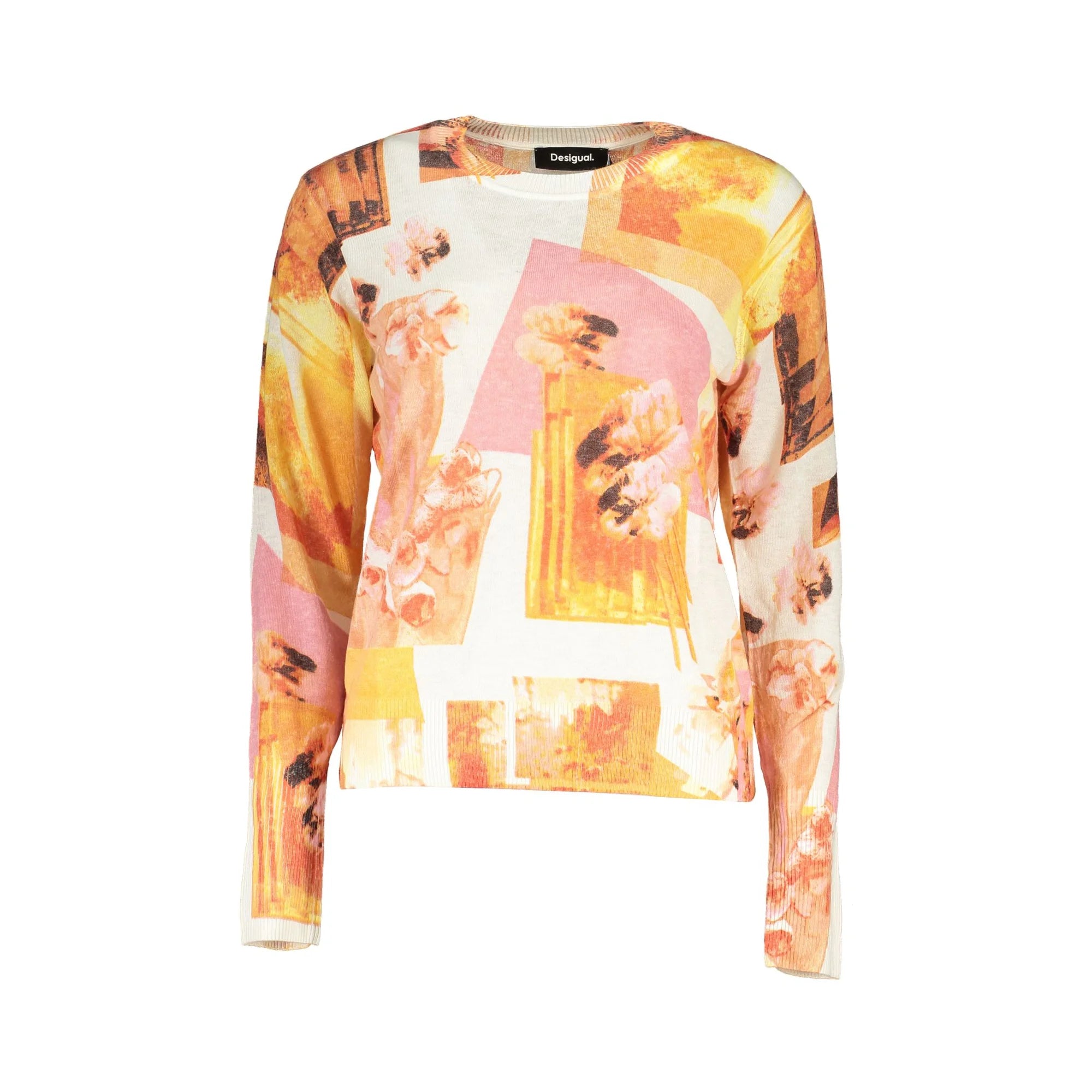 DESIGUAL MAGLIA DONNA BIANCO