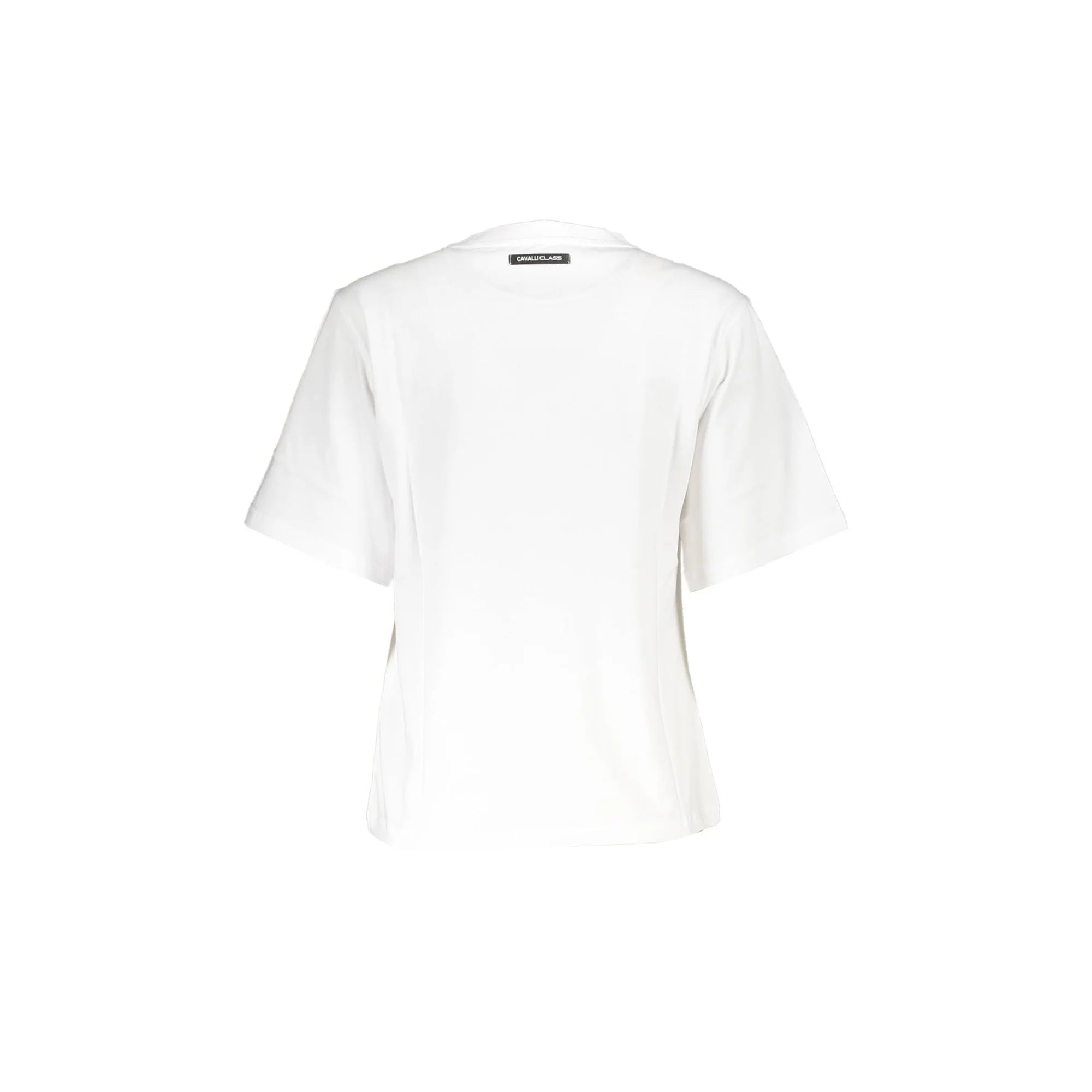 CAVALLI CLASS T-SHIRT MANICHE CORTE DONNA BIANCO