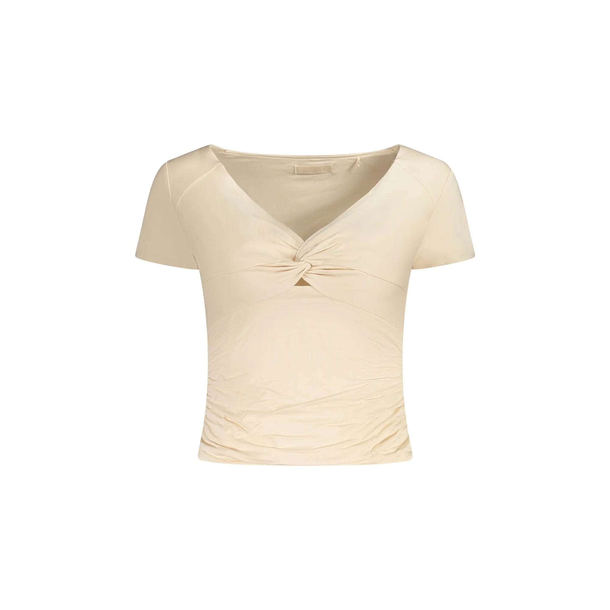 GUESS JEANS T-SHIRT MANICHE CORTE DONNA ROSA