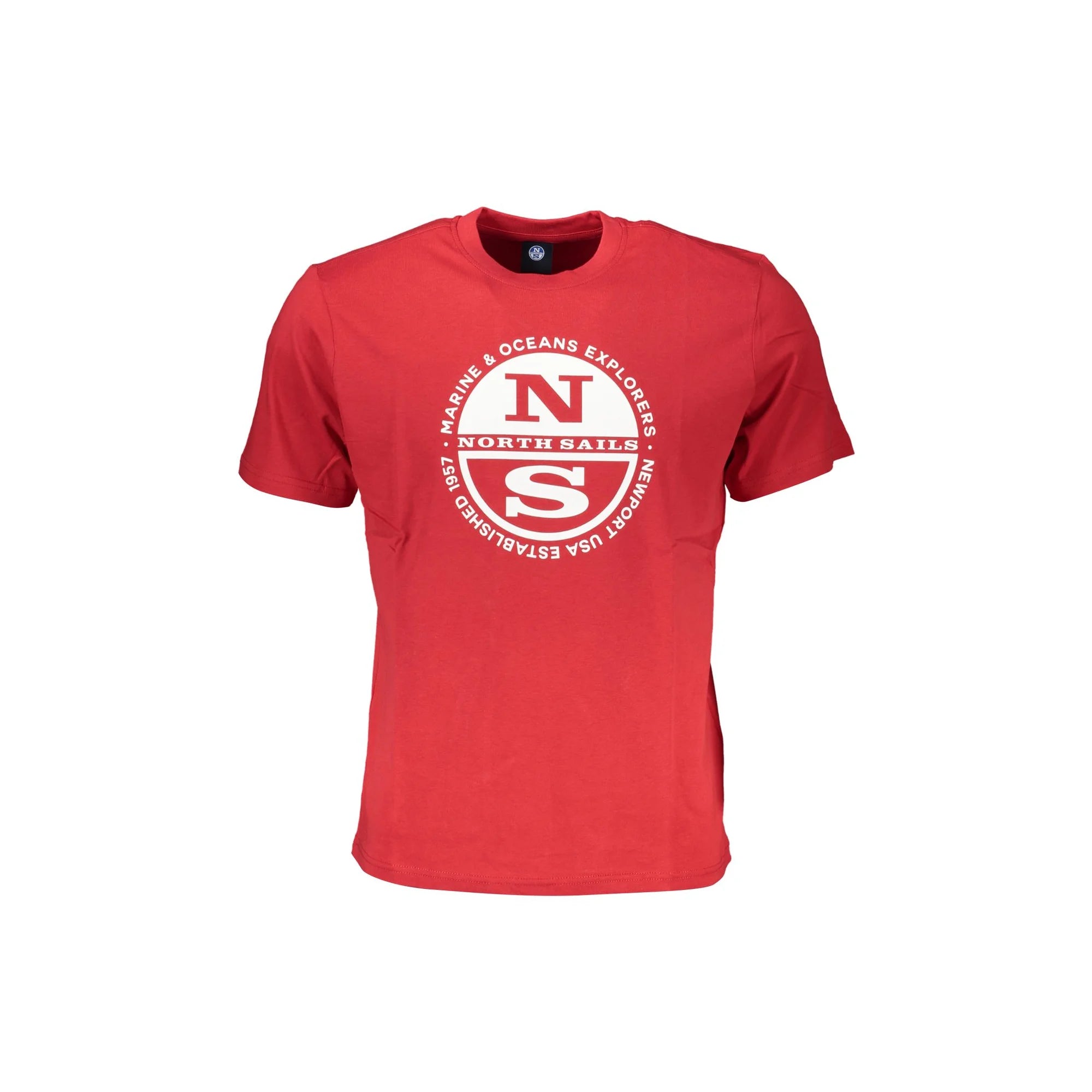 NORTH SAILS T-SHIRT MANICHE CORTE UOMO ROSSO