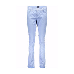 Gant Pantaloni Donna Azzurro Logo
