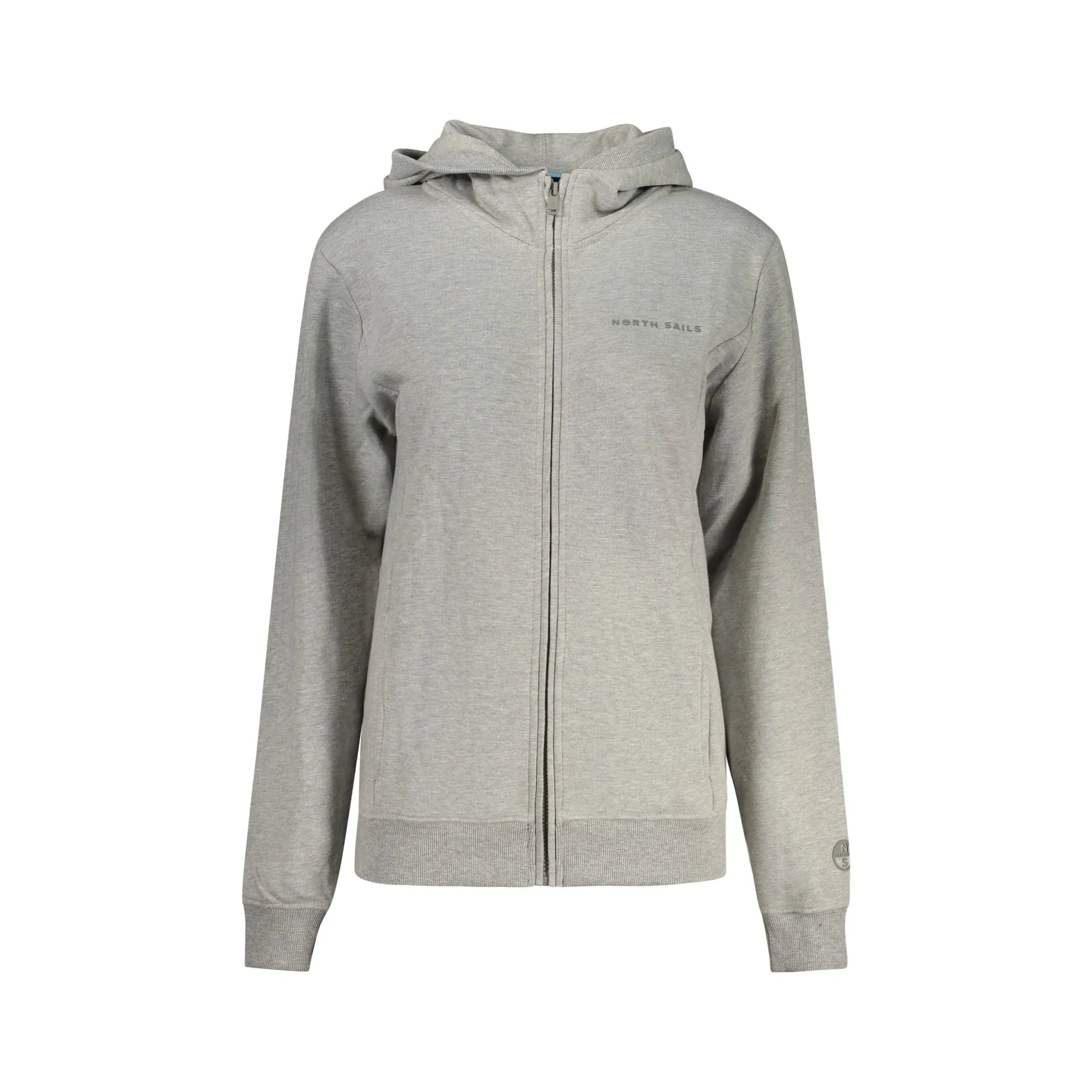 North Sails Felpa Maniche Lunghe Donna Grigia Zip Felpe Grigio - foto prodotto