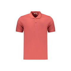 Rifle Polo Maniche Corte Uomo Rossa Ricamo