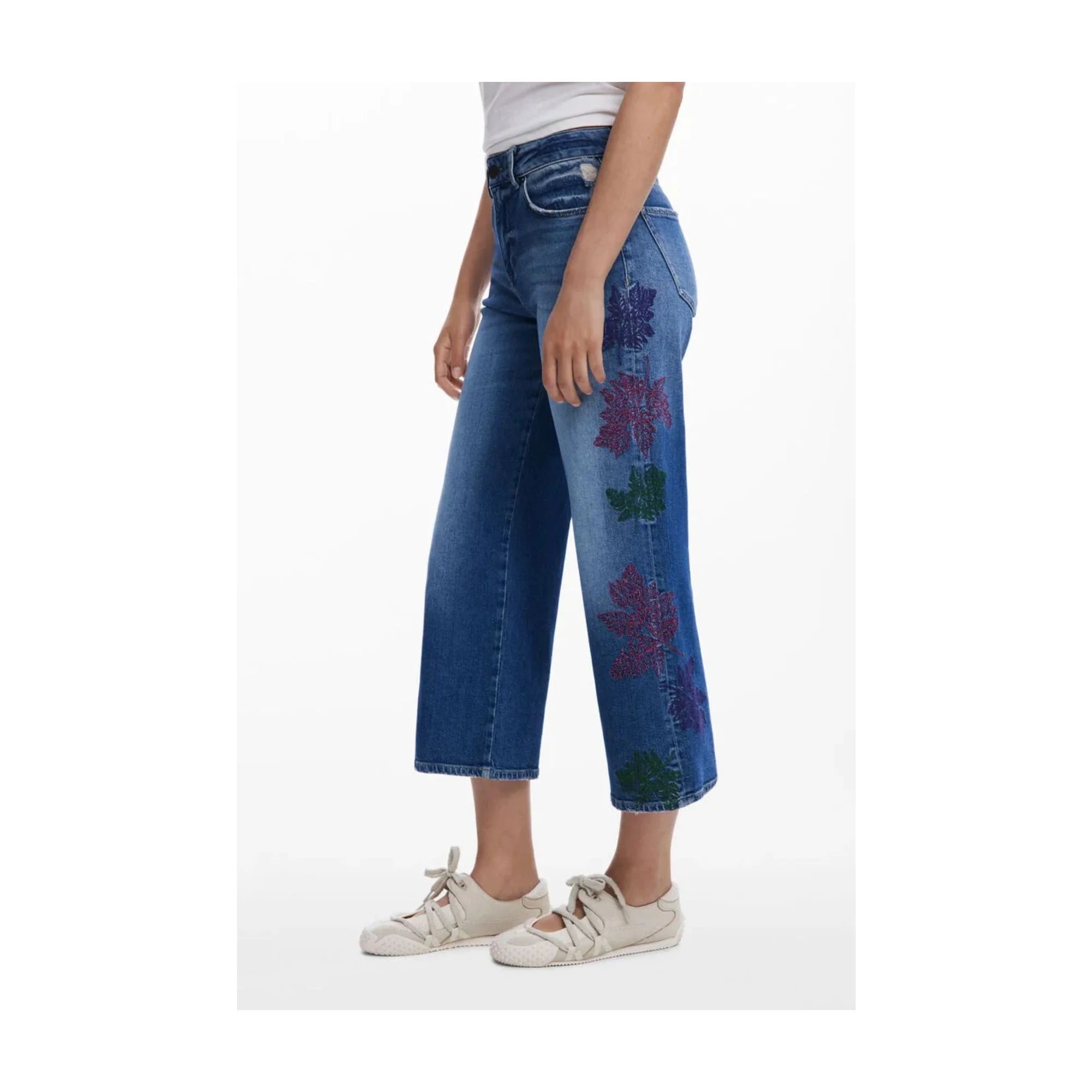 DESIGUAL JEANS DENIM DONNA AZZURRO