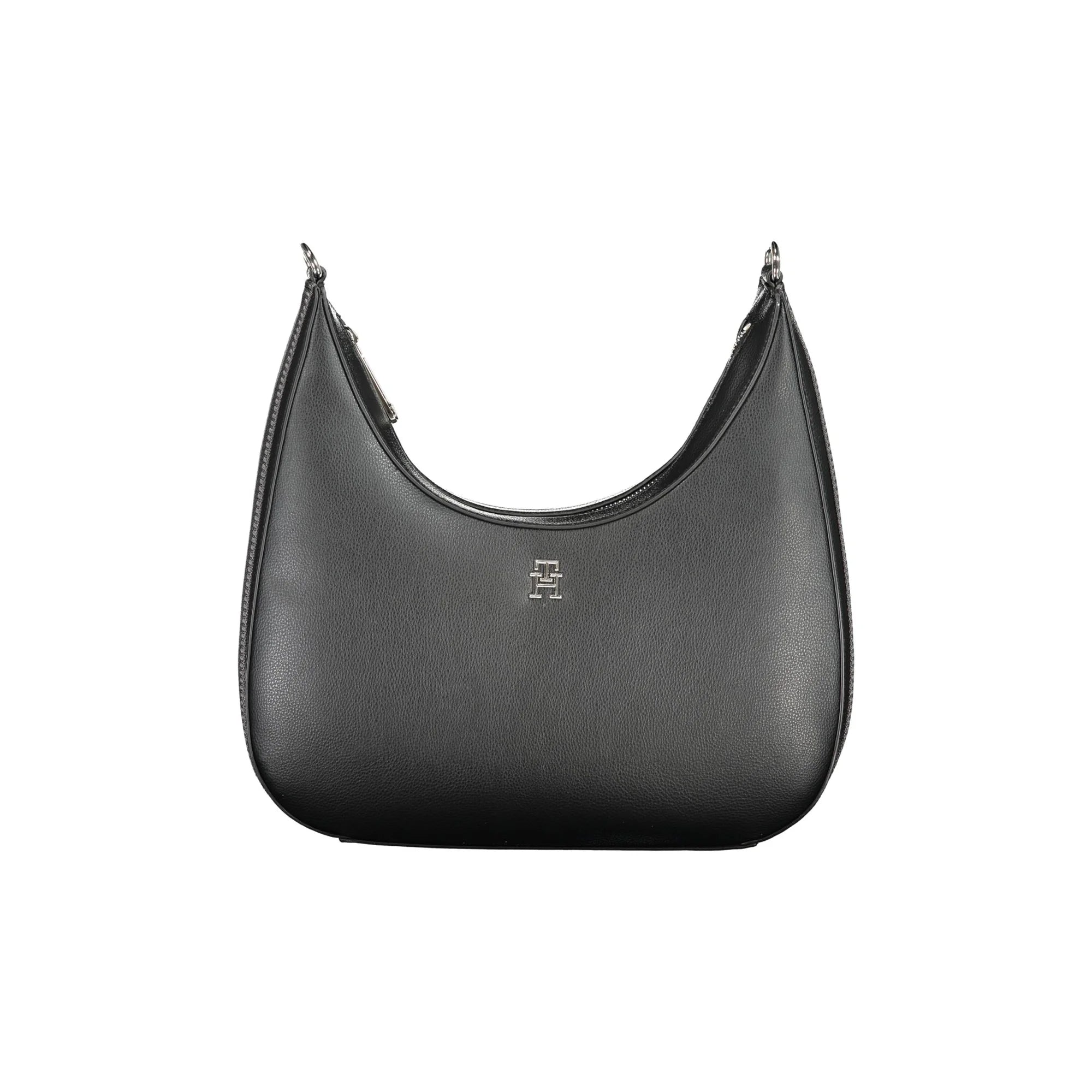 TTOMMY HILFIGER Borsa Donna Nera a Tracolla Regolabile