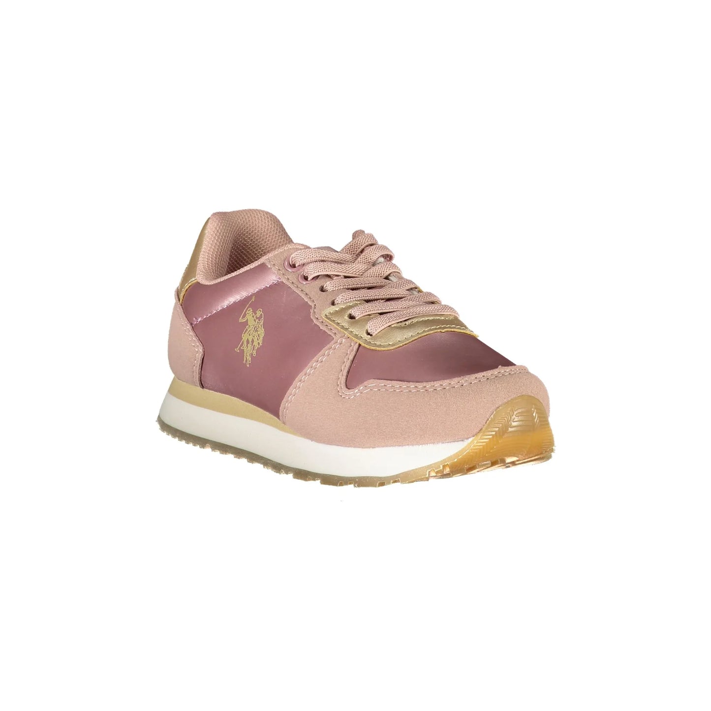 U.S. POLO ASSN. Scarpe Sportive Bambina Rosa con Dettagli a Contrasto Sneakers bambino - vista 3