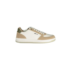 Gas Sneakers Uomo Bianche Dettagli a Contrasto