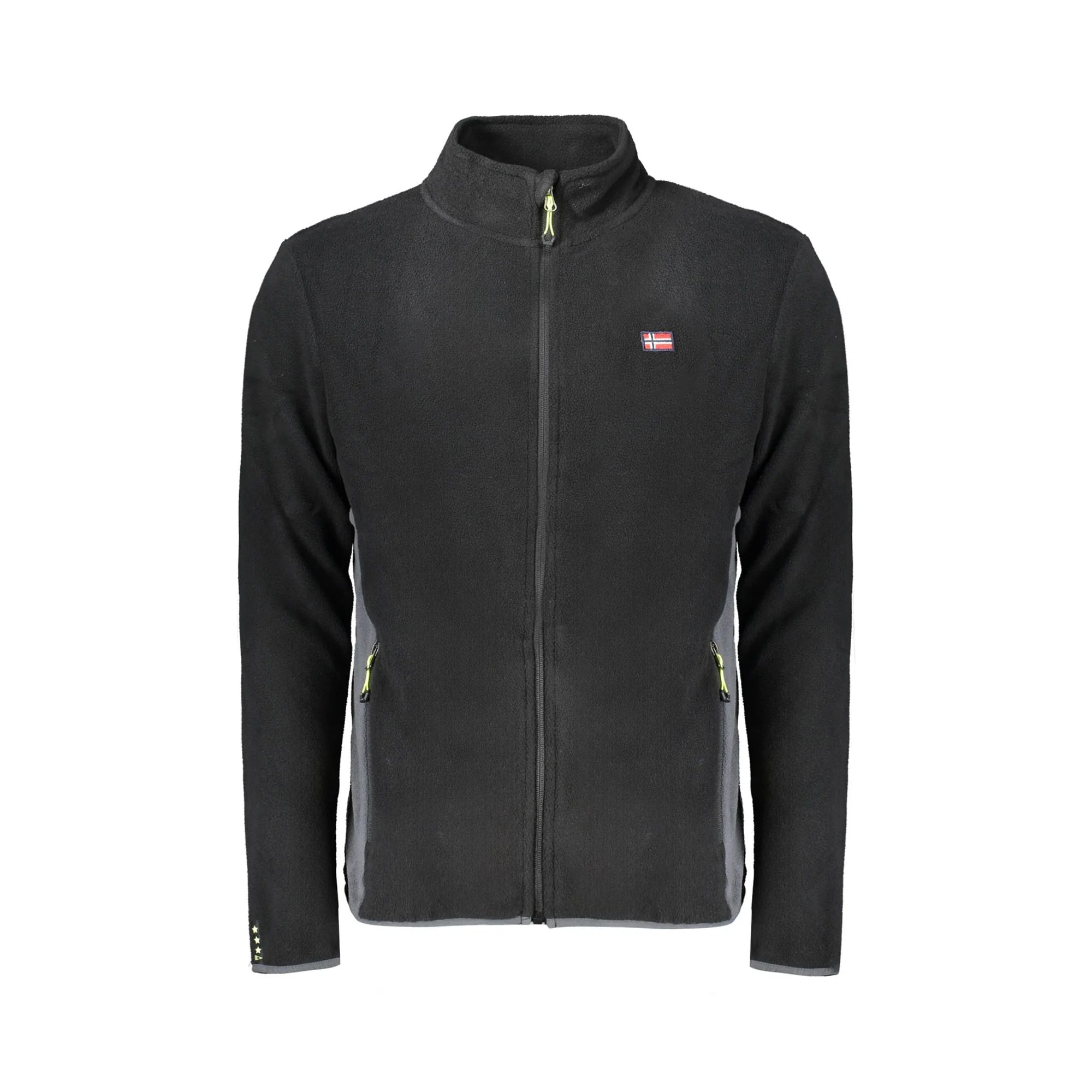 NORWAY 1963 FELPA CON ZIP UOMO NERO