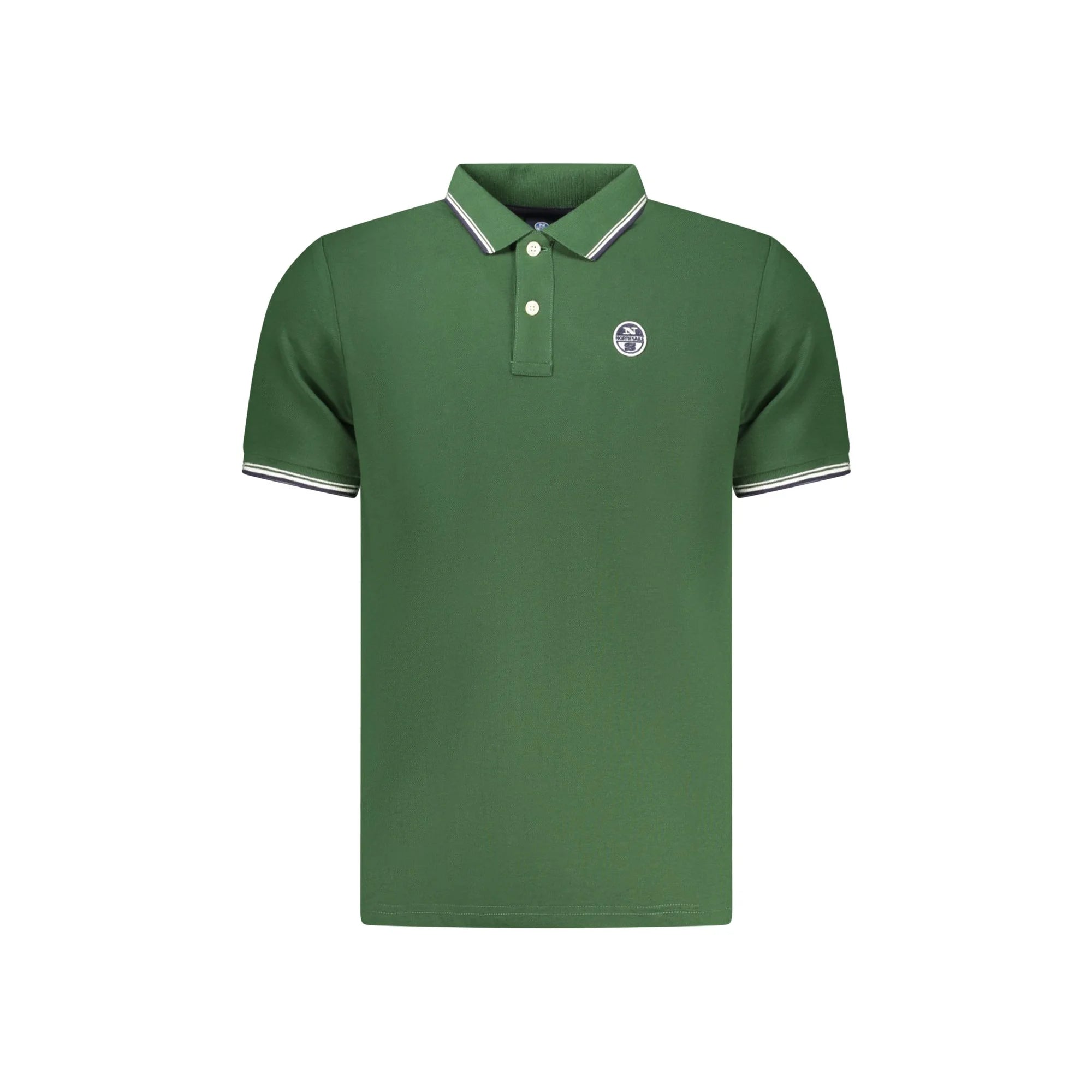 NORTH SAILS POLO MANICHE CORTE UOMO VERDE