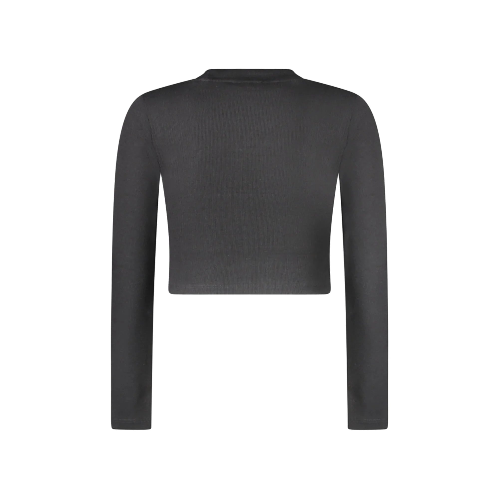 GUESS JEANS T-SHIRT MANICHE LUNGHE BAMBINA NERO