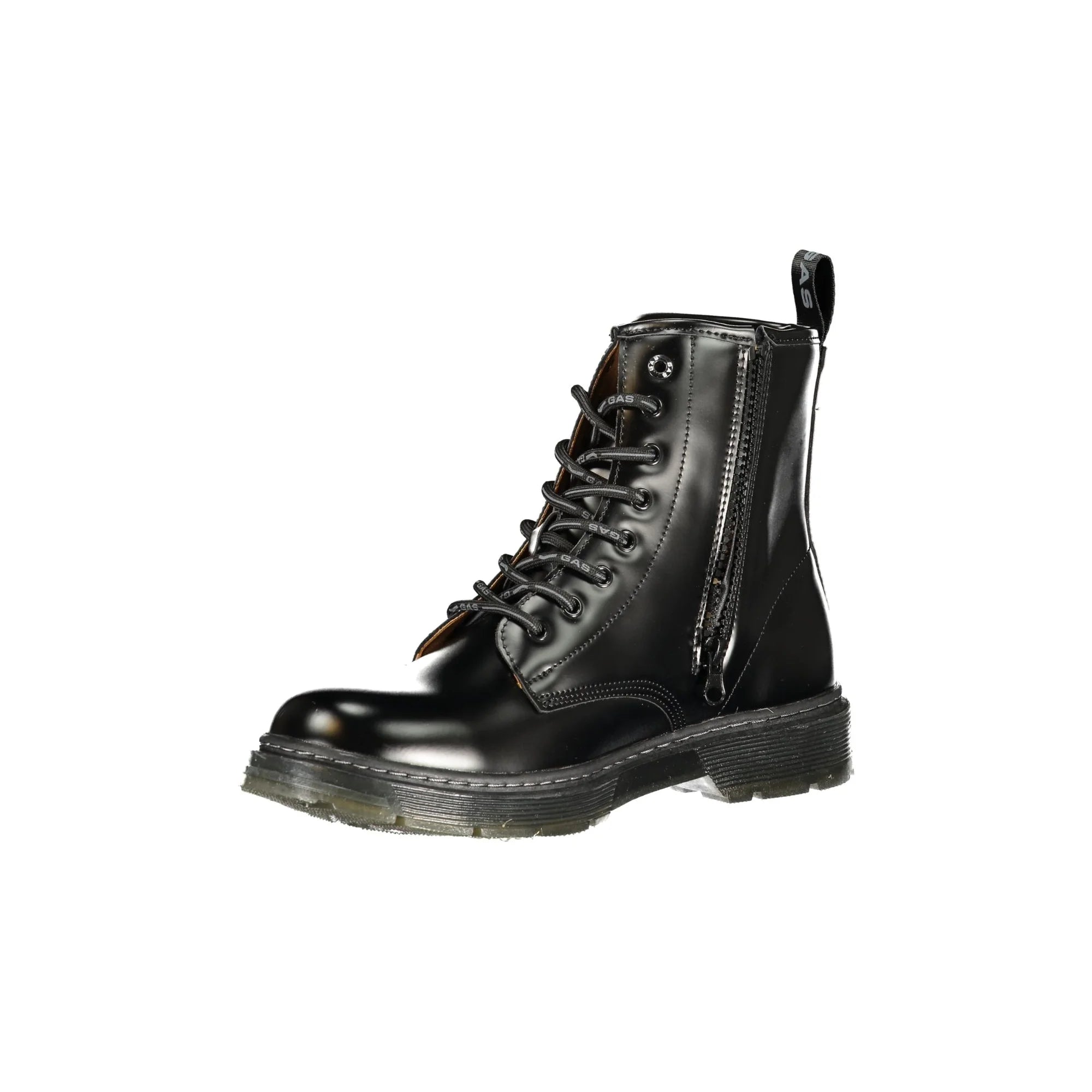 Gas Stivaletti Uomo Neri Zip Laterale Logo nero - vista 3