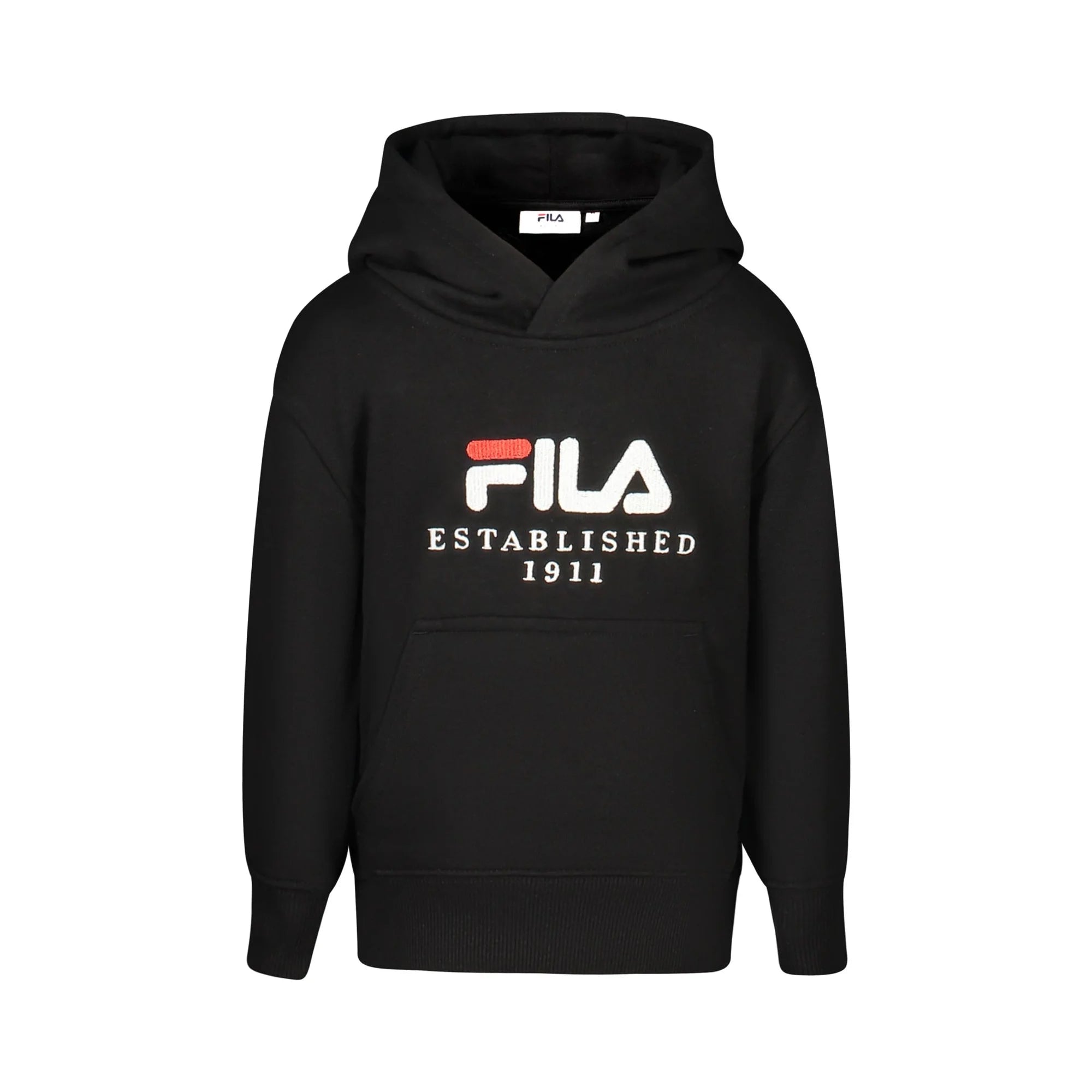 FILA FELPA SENZA ZIP BAMBINO NERO