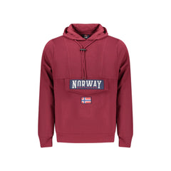 Norway 1963 Felpa Maniche Lunghe Uomo Viola Logo