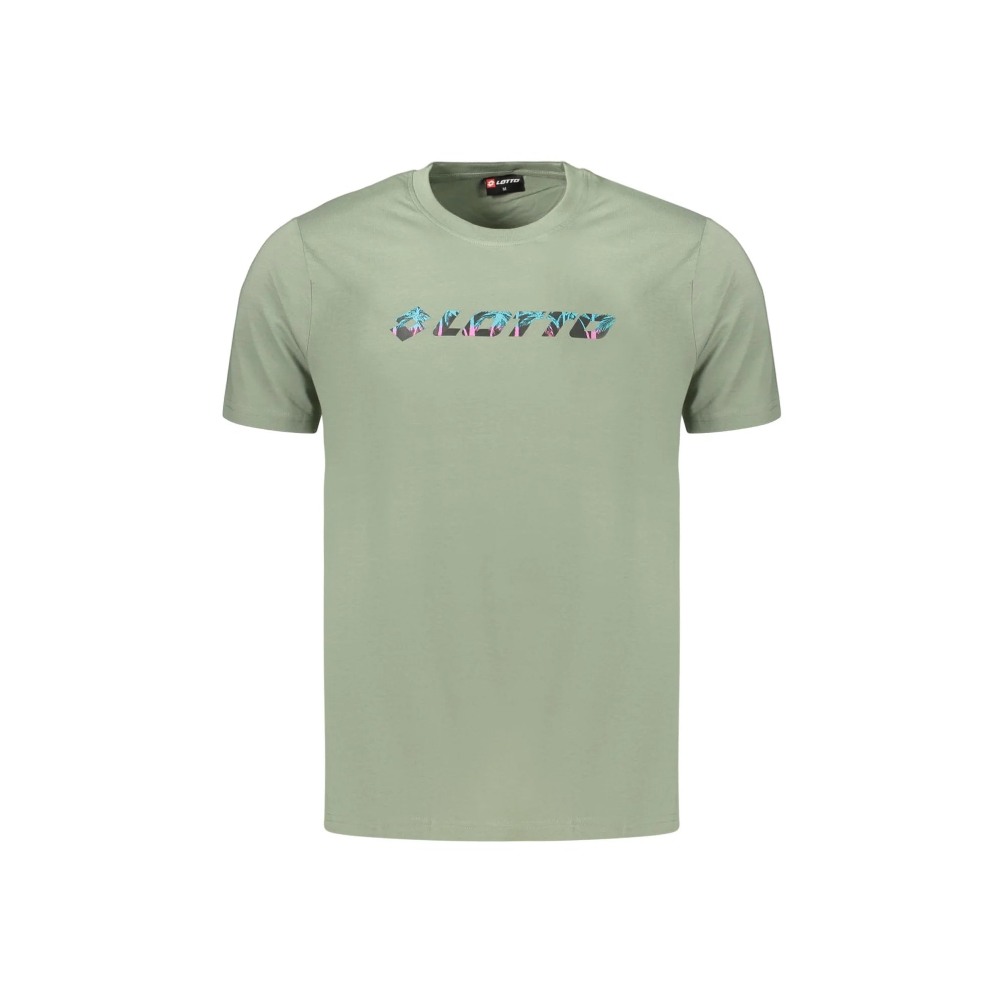LOTTO T-SHIRT MANICHE CORTE UOMO VERDE