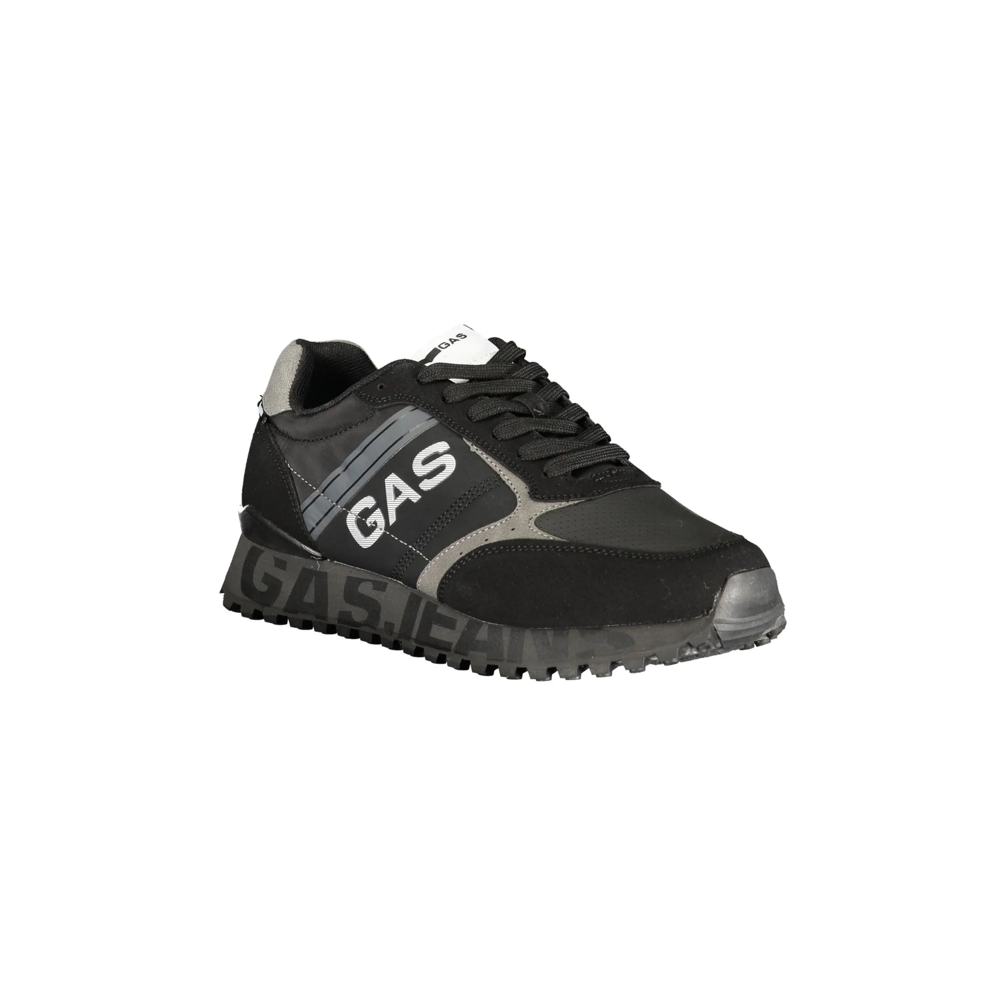 Gas Sneakers Uomo Nere Stampa nero - vista 2