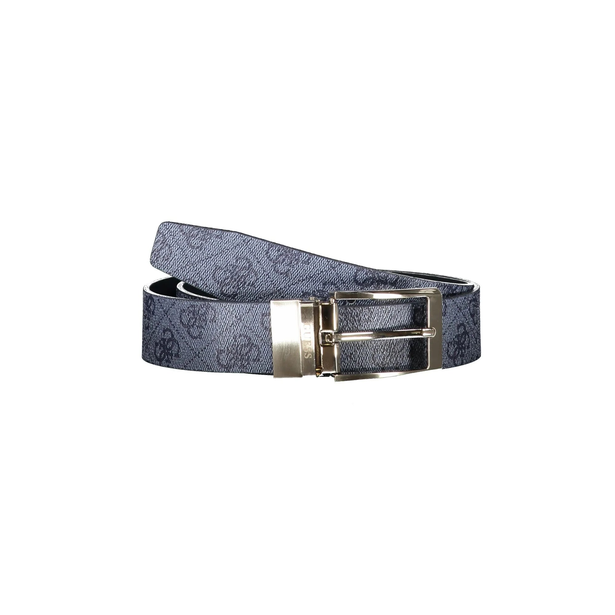 GUESS JEANS CINTURA IN PELLE UOMO BLU