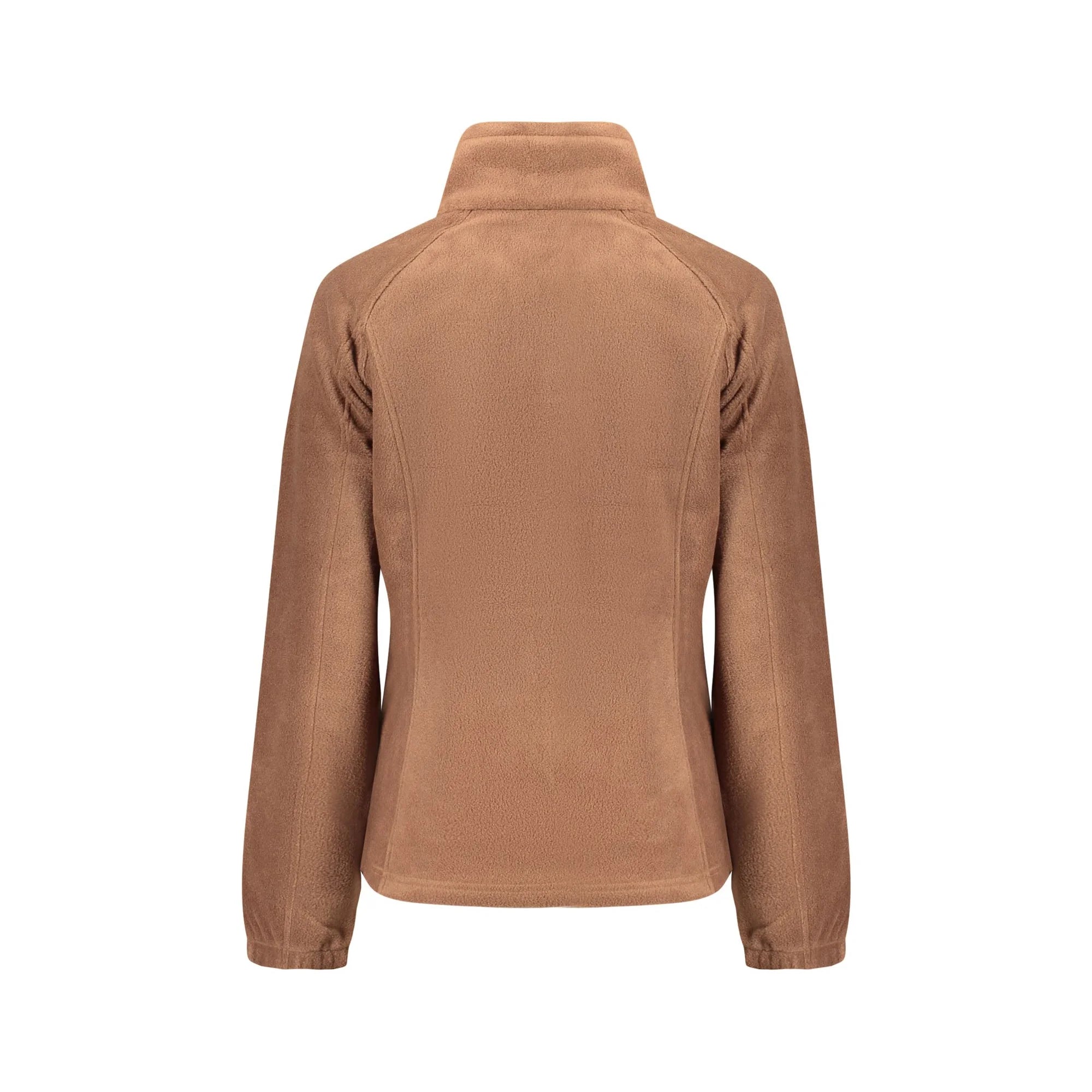 COLUMBIA FELPA CON ZIP DONNA MARRONE