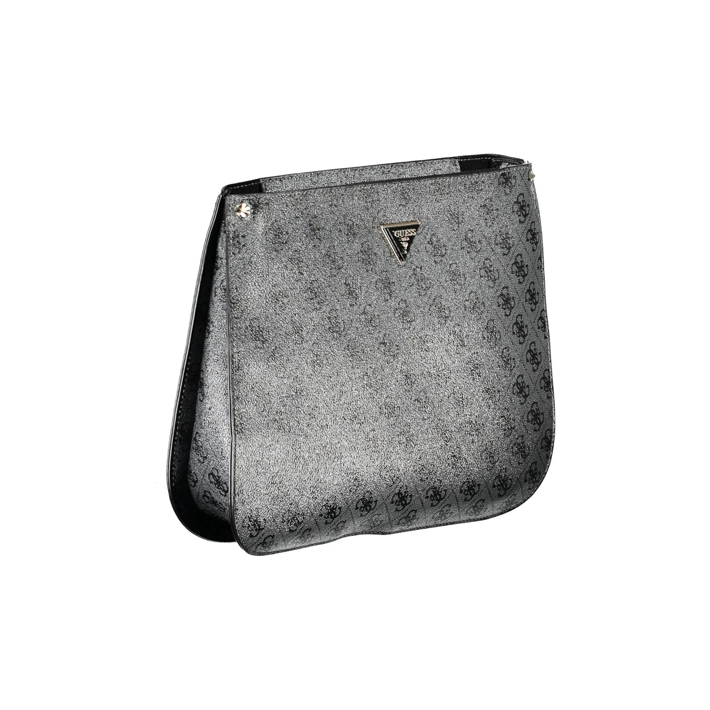 Guess Jeans Borsa a Tracolla Donna Nera Chiusura con Zip Logo Borse nero - vista 3