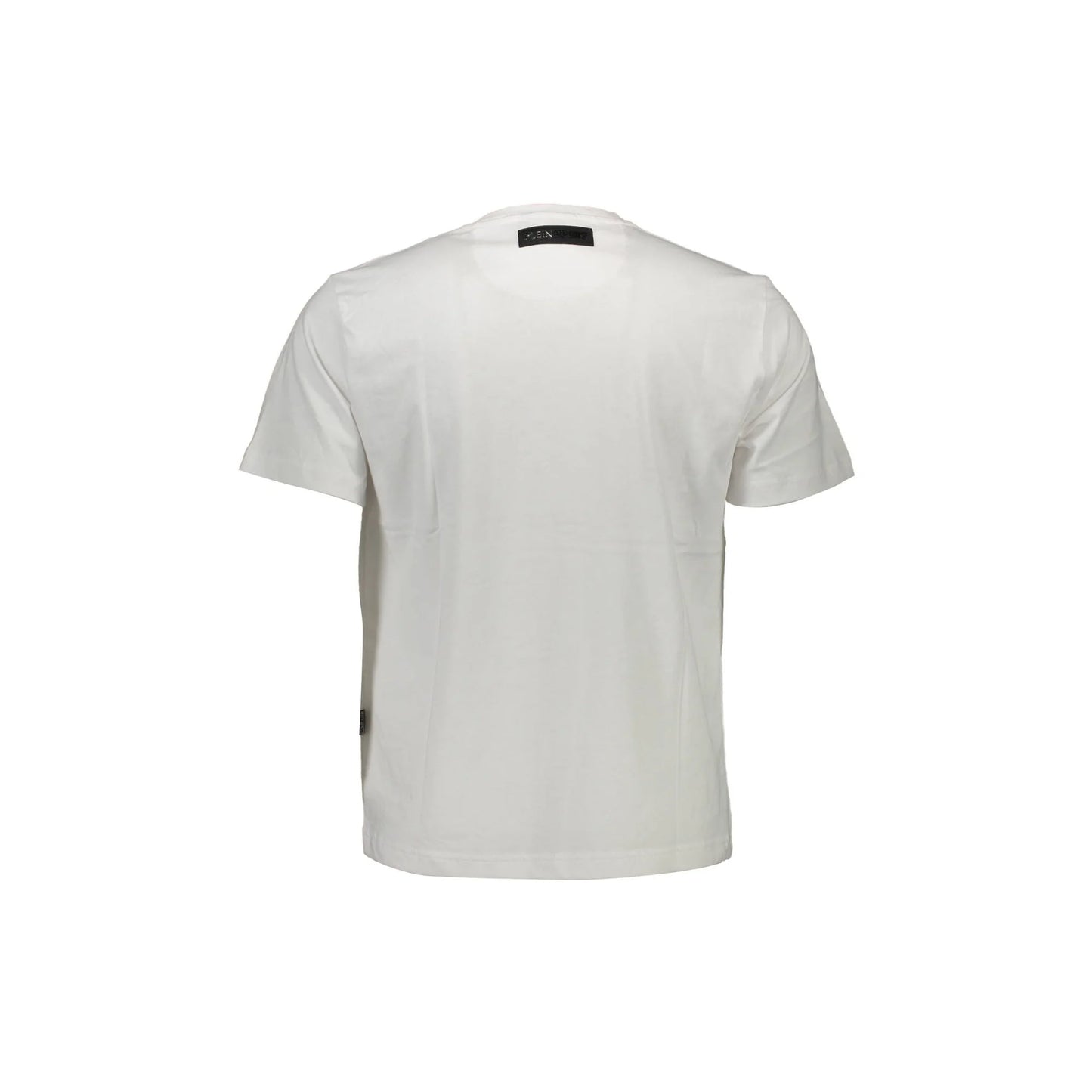 PLEIN SPORT T-Shirt Maniche Corte Uomo Bianca Stampa Logo bianco - vista 2