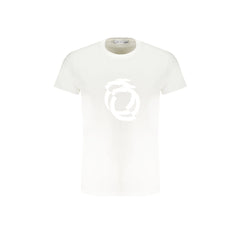 Trussardi T-Shirt Μανίκια Κοντά Ανδρική Λευκή Εκτύπωση Λογότυπο