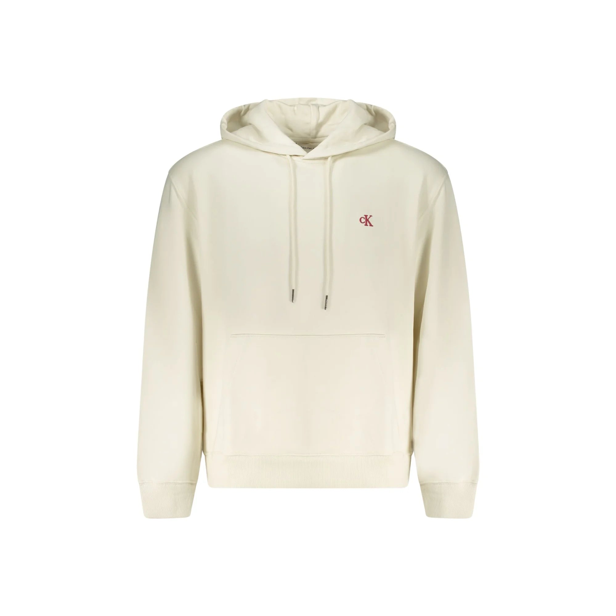 CALVIN KLEIN FELPA SENZA ZIP UOMO BIANCO