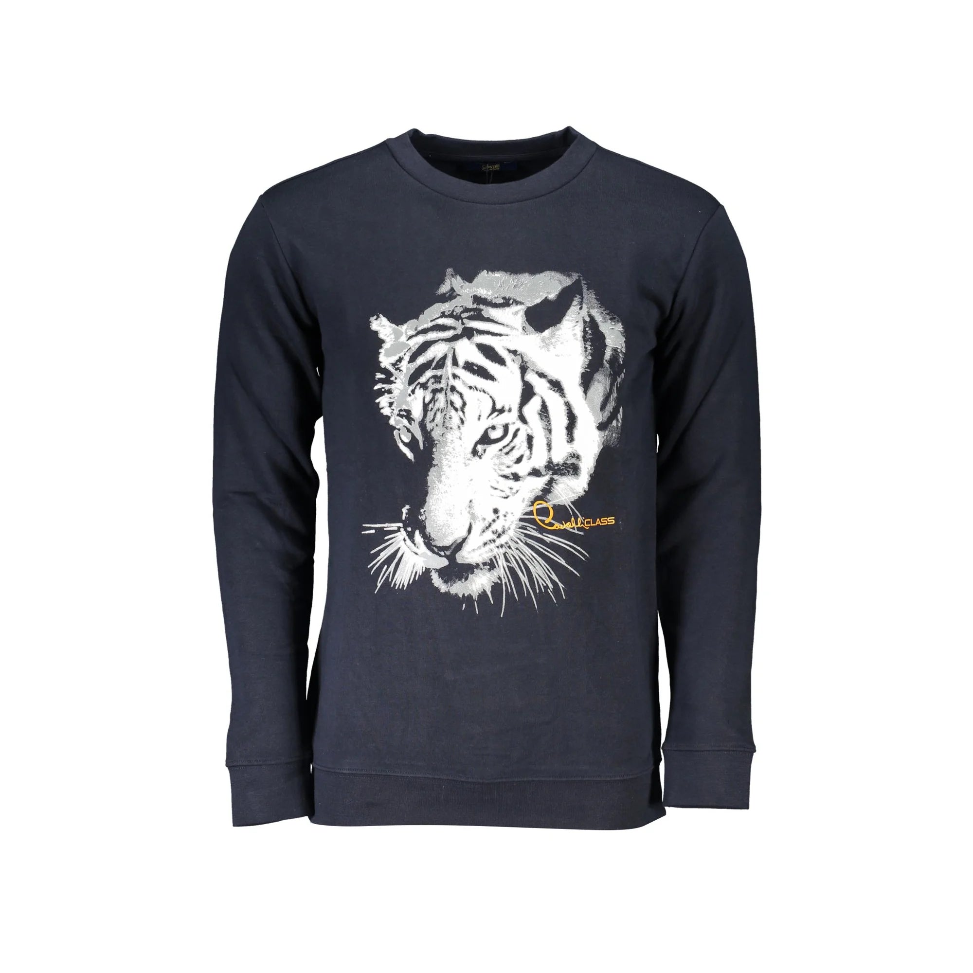 CAVALLI CLASS FELPA SENZA ZIP UOMO BLU