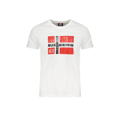 Norway 1963 T-Shirt Maniche Corte Uomo Bianca Stampa