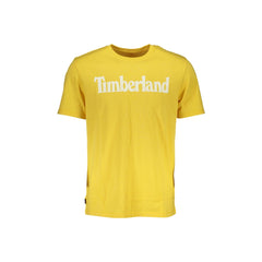 Timberland T-Shirt Maniche Corte Uomo Gialla Stampa Logo