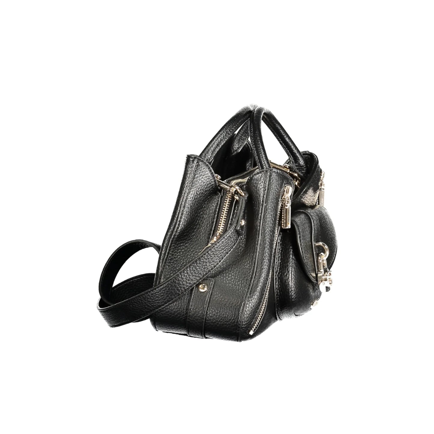Guess Jeans Borsa a Tracolla Donna Nera Logo Borse nero - vista 3