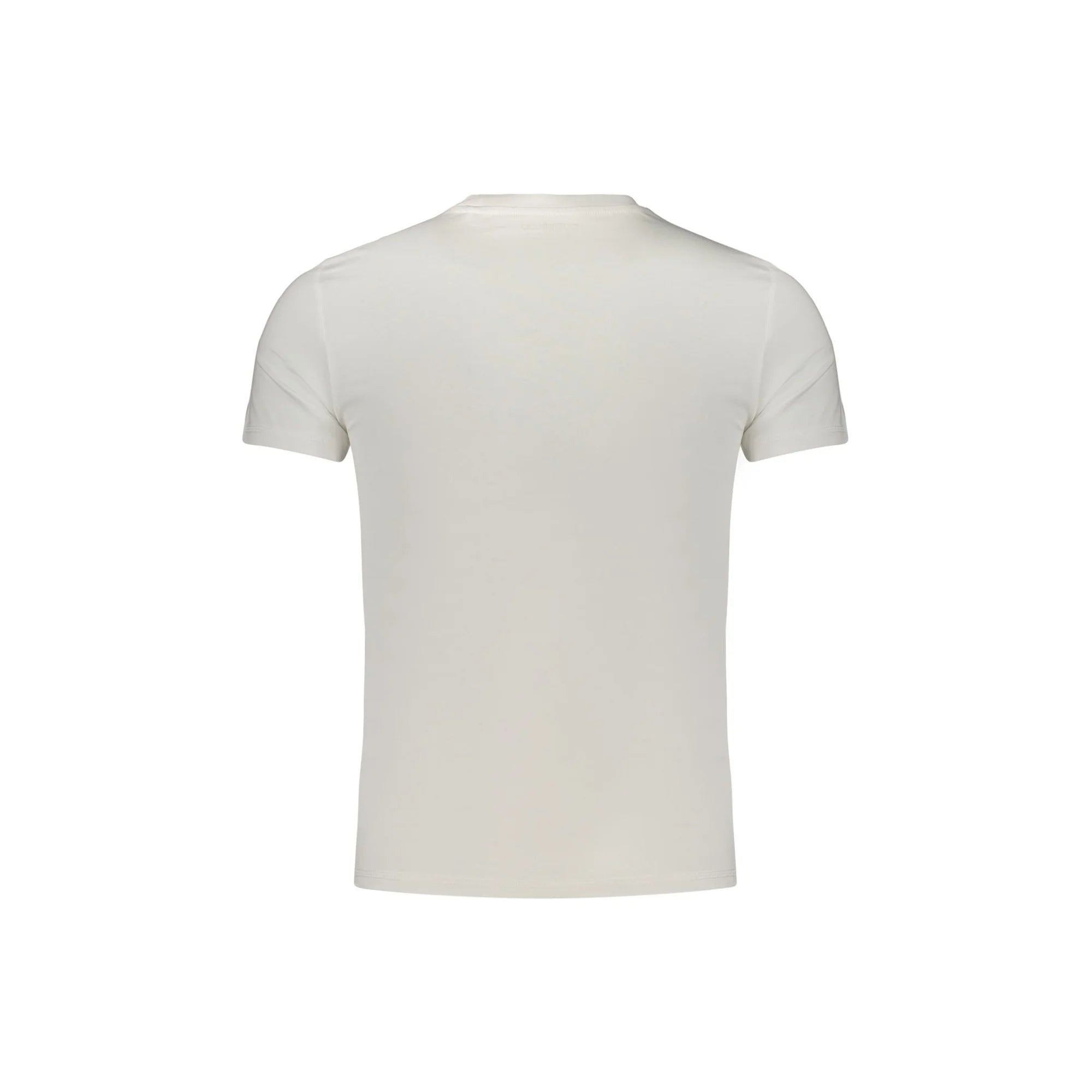 GUESS JEANS T-SHIRT MANICHE CORTE UOMO BIANCO