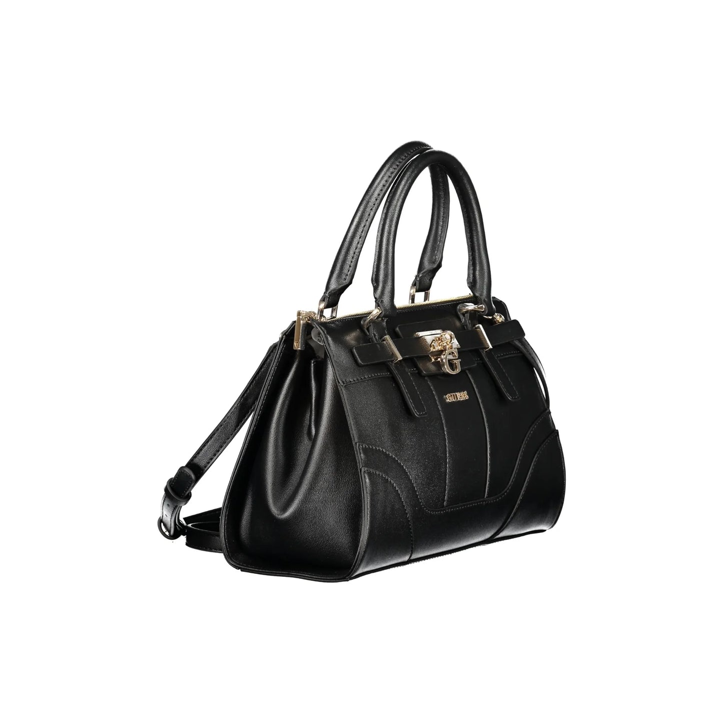 Guess Jeans Borsa a Tracolla Donna Nera Logo Borse nero - vista 3