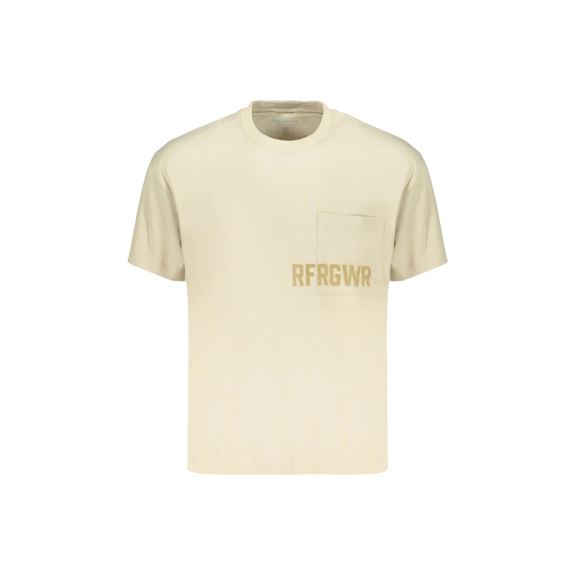REFRIGIWEAR T-SHIRT MANICHE CORTE UOMO BEIGE