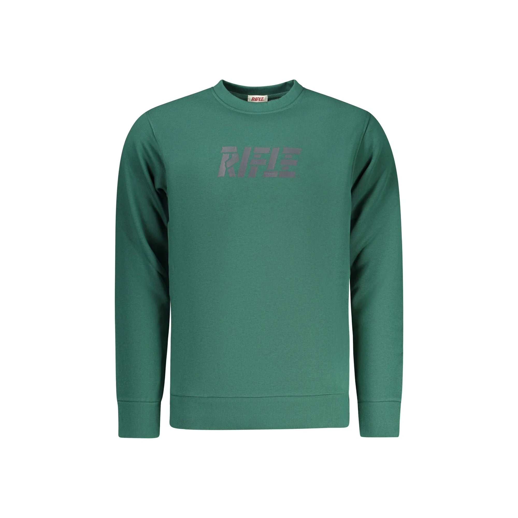 RIFLE FELPA SENZA ZIP UOMO VERDE