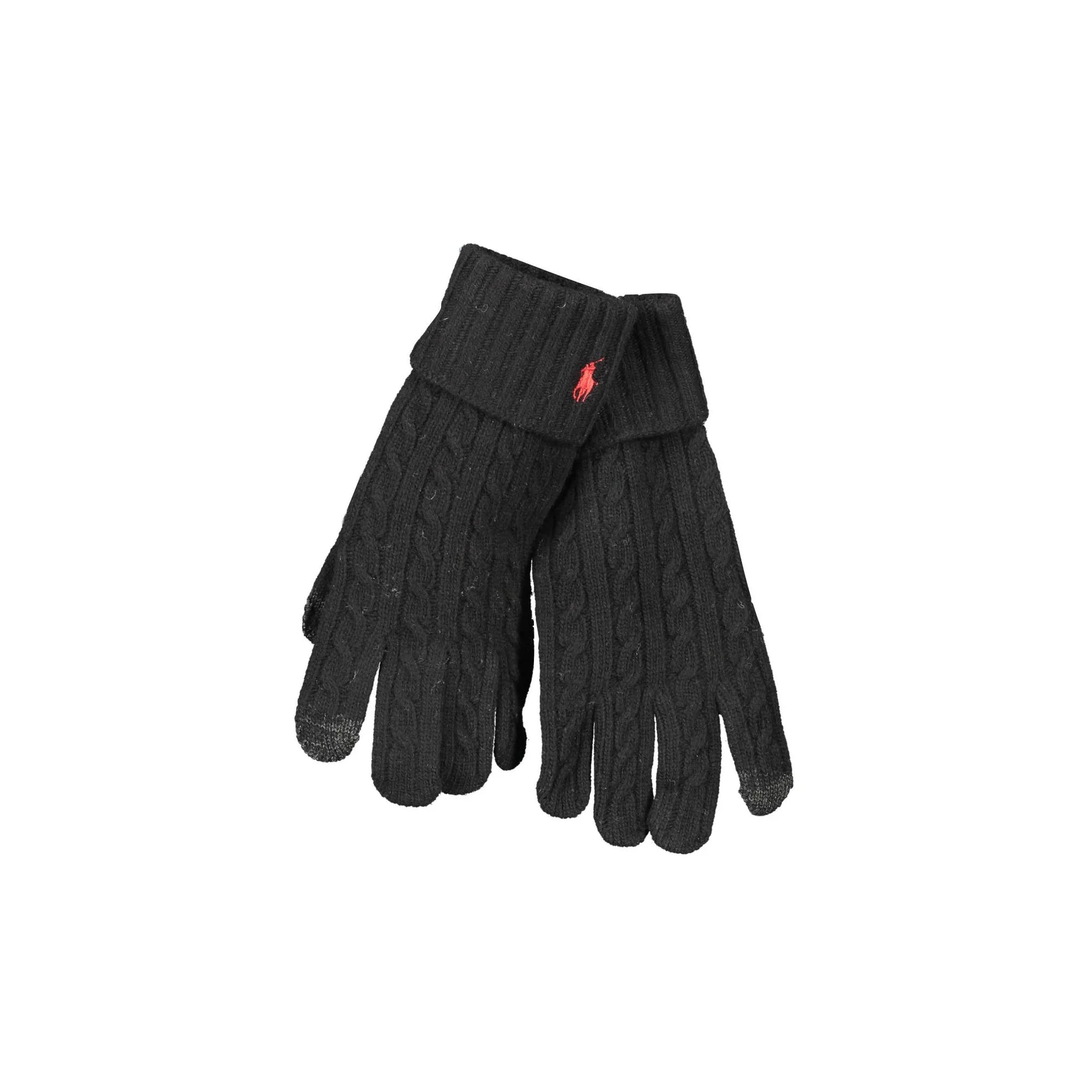 RALPH LAUREN GUANTI UOMO NERO